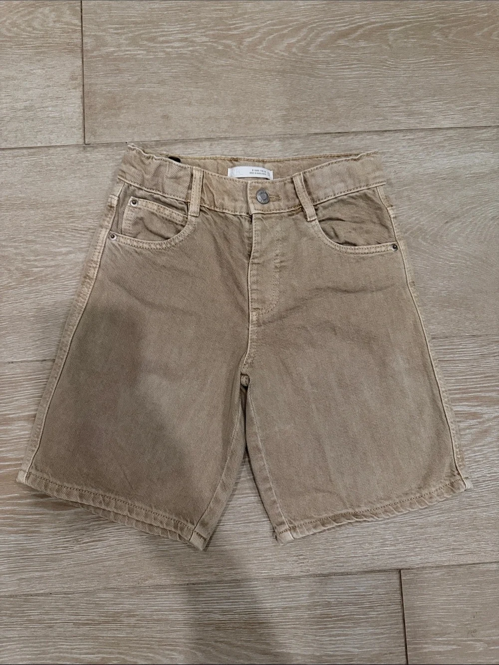Zara Kids Beige/Tan Denim Shorts